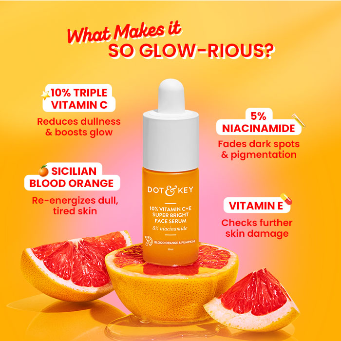 Dot & Key 10% Vitamin C + E with 5% Niacinamide Face Serum 30ml