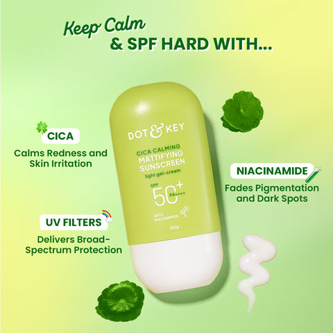 Cica + Niacinamide Sunscreen, In-Vivo Tested SPF 50+ PA++++