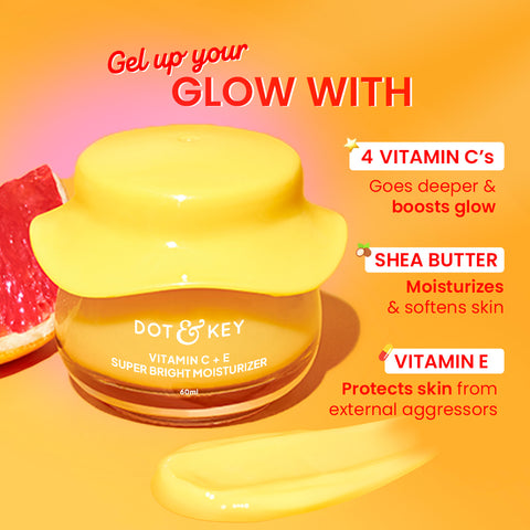 Vitamin C + E Super Bright Gel Moisturizer for Face