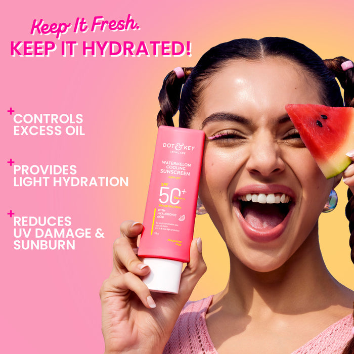 Watermelon Cooling Hyaluronic Sunscreen SPF 50+
