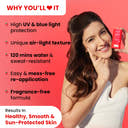 Strawberry Sunscreen Stick, In-Vivo Tested SPF 50+ PA++++