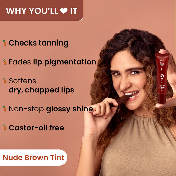 Vitamin C + E Brightening Lip Balm with SPF 50+