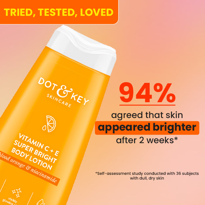 Vitamin C + E Body Lotion for Glowing Skin