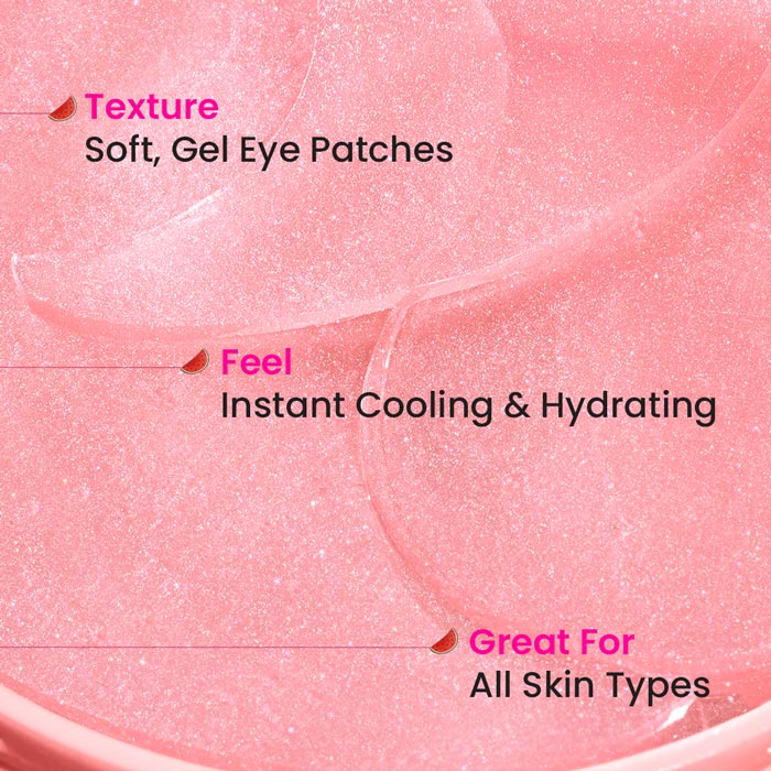 Watermelon Cooling Hydrogel Eye Patches