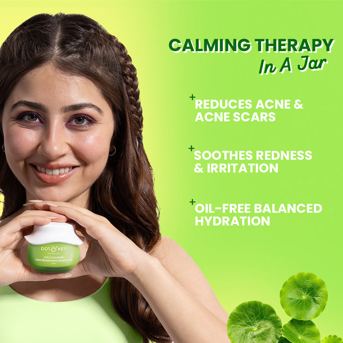 Cica Calming Night Gel (Niacinamide + Green Tea)