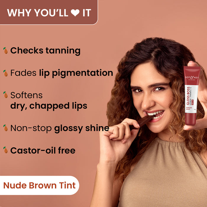 Vitamin C + E Brightening Lip Balm with SPF 50+