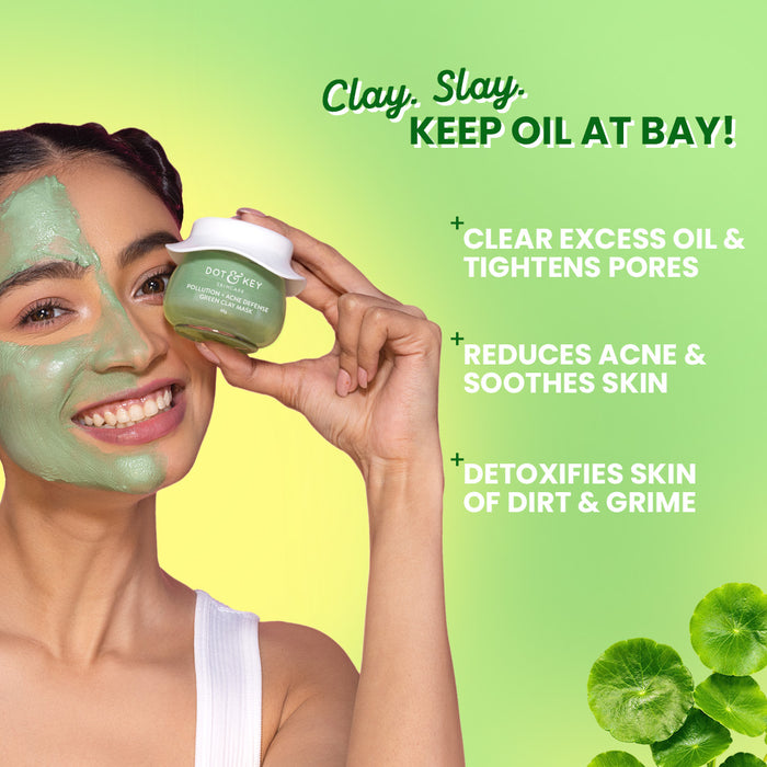 Cica & Salicylic French Green Clay Face Mask