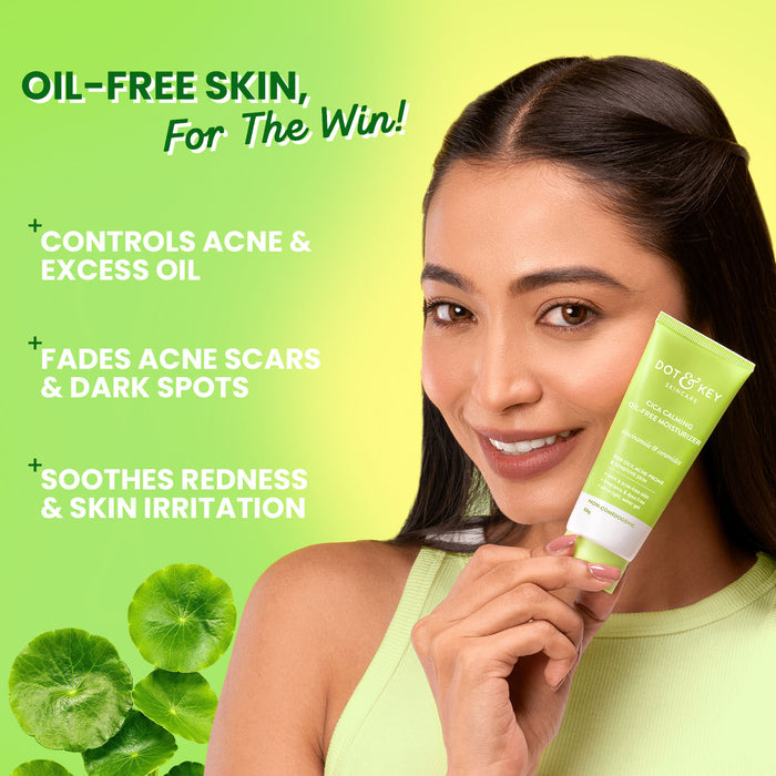 CICA + 5% Niacinamide Oil - Free Moisturizer for Dark Spots & Acne