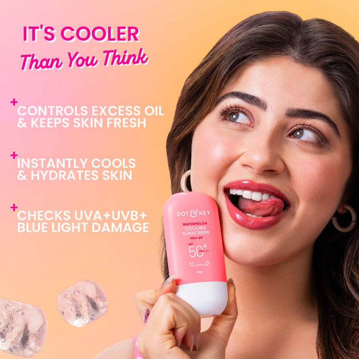 Watermelon Cooling Sunscreen, IN-VIVO Tested SPF 50+ PA++++
