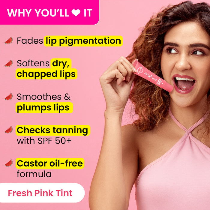 Vitamin C + E Brightening Lip Balm with SPF 50+