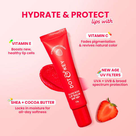 Vitamin C + E Gloss Boss Lip Balm In-Vivo Tested SPF 50+ PA+++