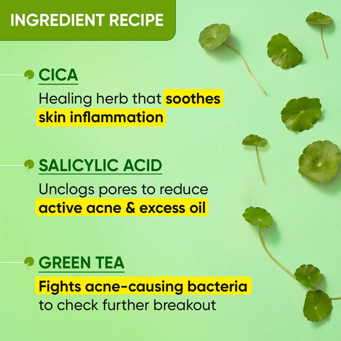 Cica + Salicylic Acid Face Wash for Oily Skin