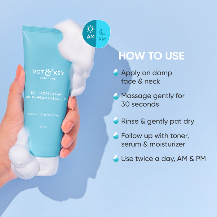 Deep Pore Clean Foaming Face Wash