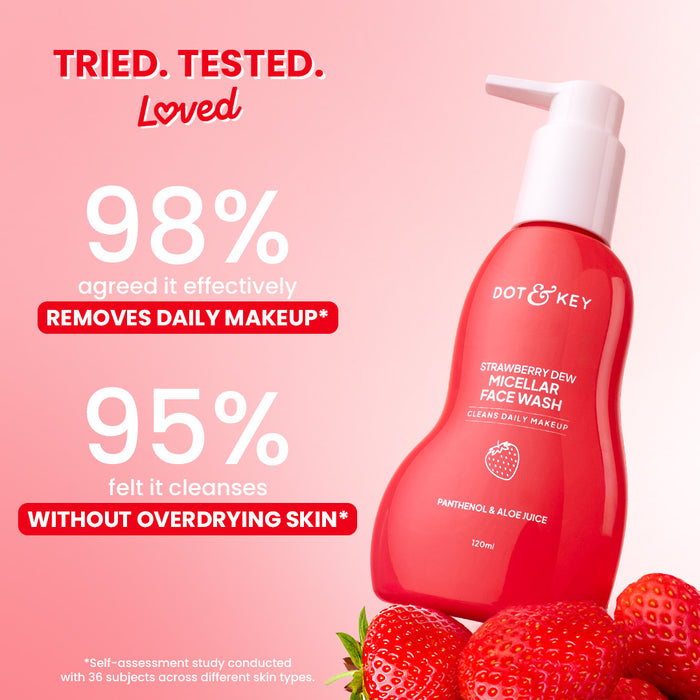 Strawberry Dew Micellar Face Wash
