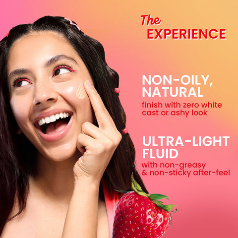 Strawberry Dew Tinted Sunscreen SPF 50+ PA++++ With New-Age UV Filters