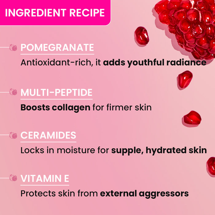 Pomegranate + Multi-Peptide Anti Ageing Moisturizer SPF 30