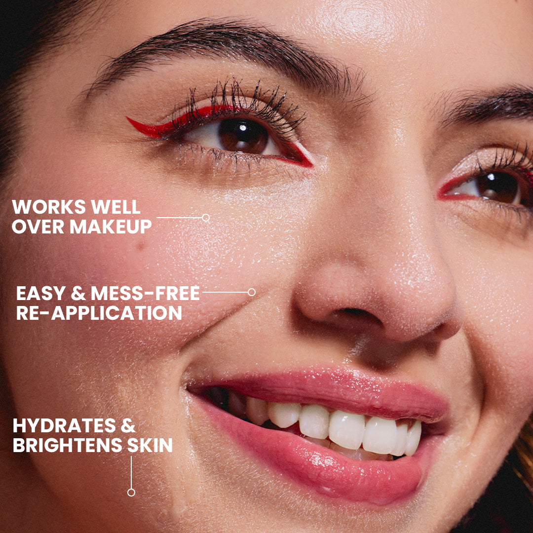 Strawberry Dew Sunscreen Face Mist, SPF 50+ PA+++