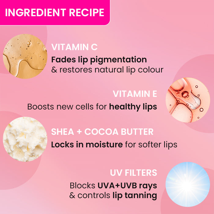 Vitamin C + E Brightening Lip Balm with SPF 50+