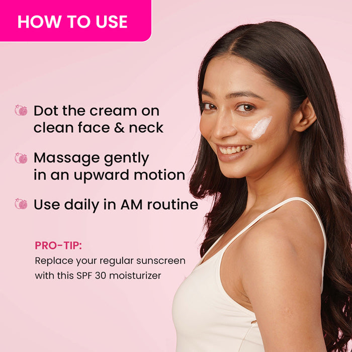 Pomegranate + Multi-Peptide Anti Ageing Moisturizer SPF 30