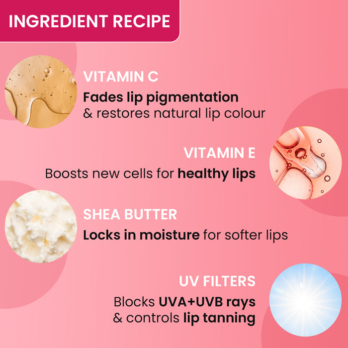 Vitamin C + E Brightening Lip Balm with SPF 50+