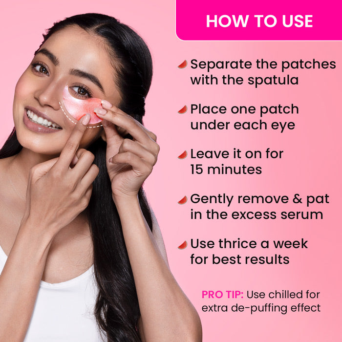Watermelon Cooling Hydrogel Eye Patches