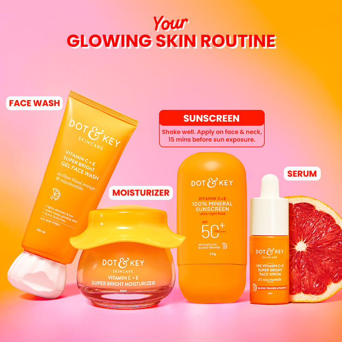 Vitamin C + E 100% Mineral Sunscreen IN-VIVO tested SPF 50+, PA++++