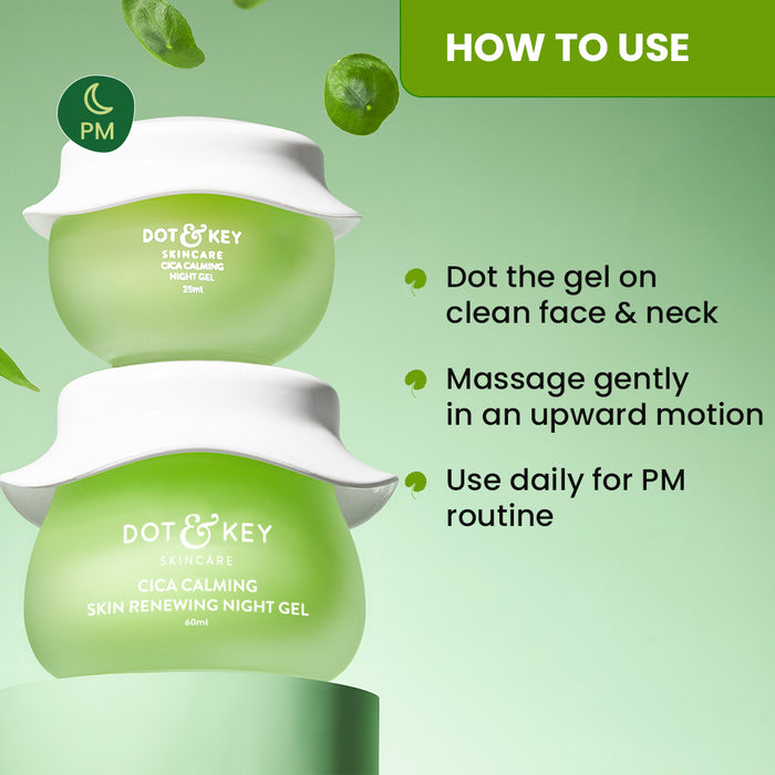 Cica Calming Night Gel (Niacinamide + Green Tea)