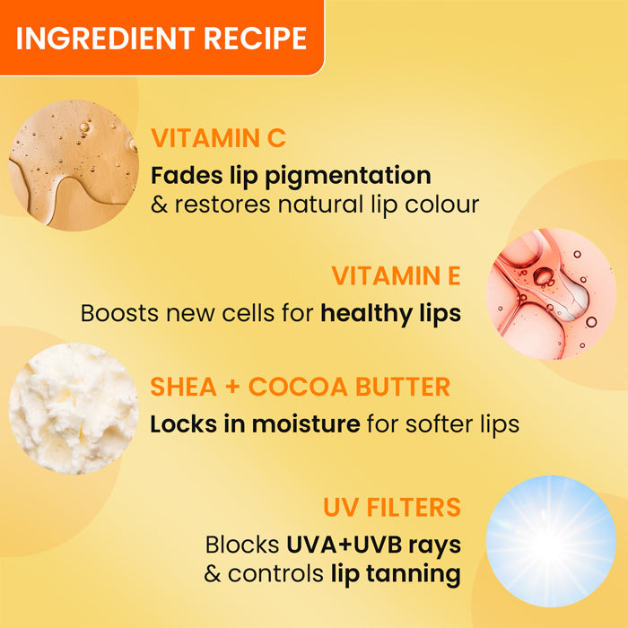 Vitamin C + E Brightening Lip Balm with SPF 50+
