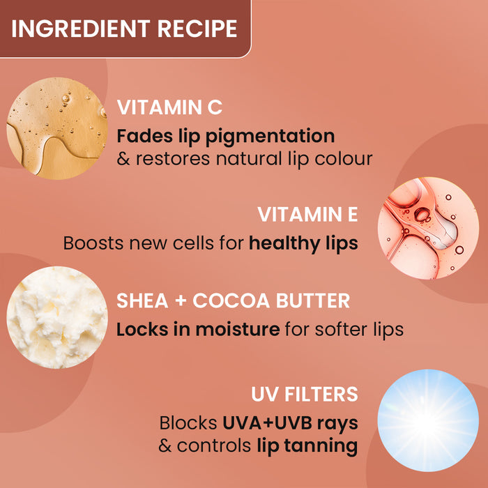 Vitamin C + E Brightening Lip Balm with SPF 50+