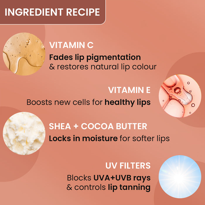 Vitamin C + E Brightening Lip Balm with SPF 50+
