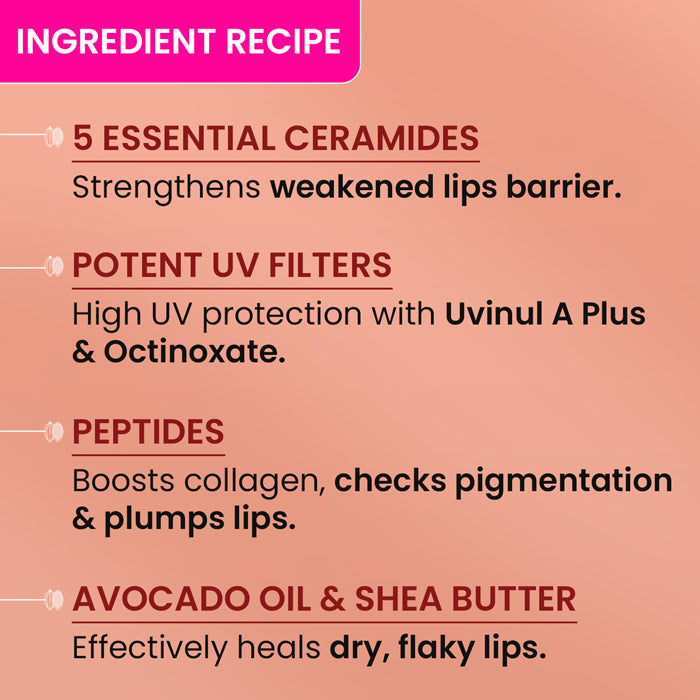 Ceramide + Peptide Lip Balm SPF 50 PA+++