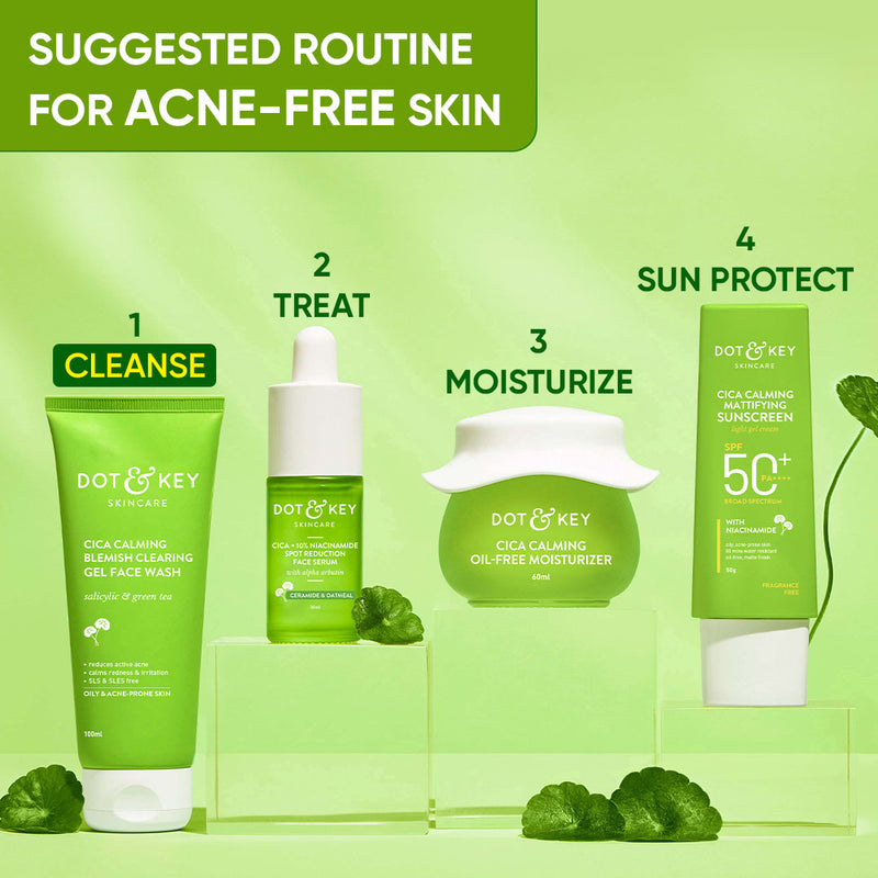 Cica + Salicylic Acid Face Wash for Oily Skin