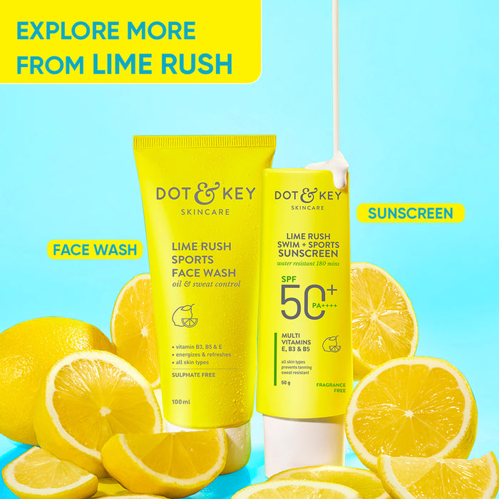 Lime Rush Sports Facewash