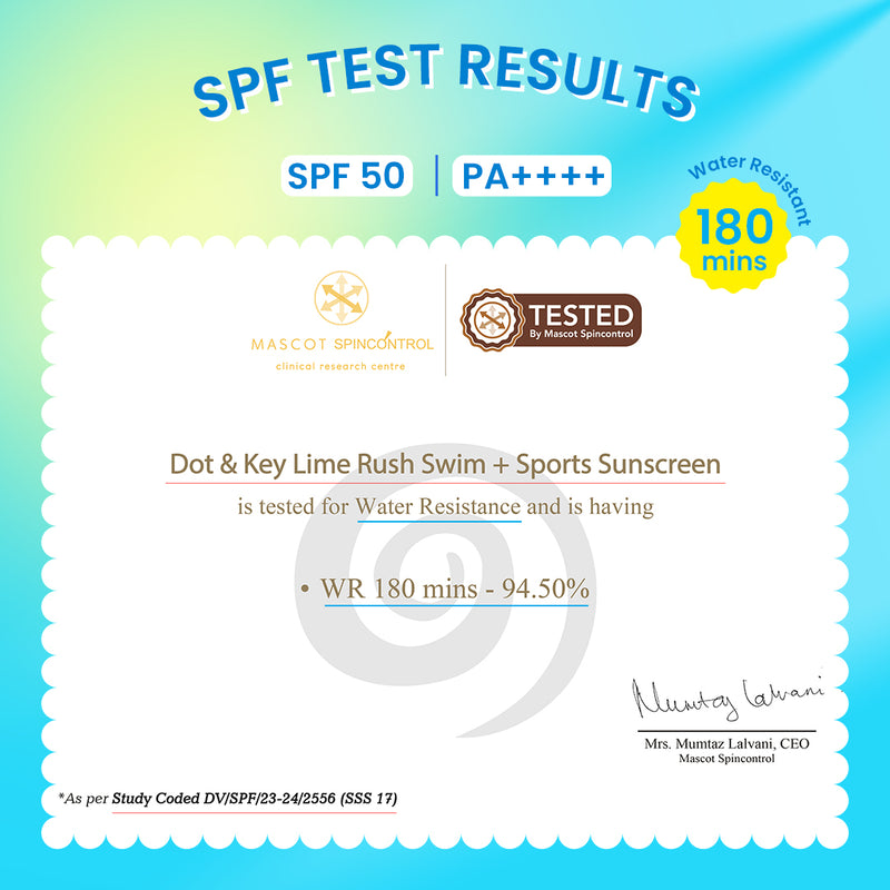 Swim + Sports Sunscreen SPF 50+ (Water Resistant)