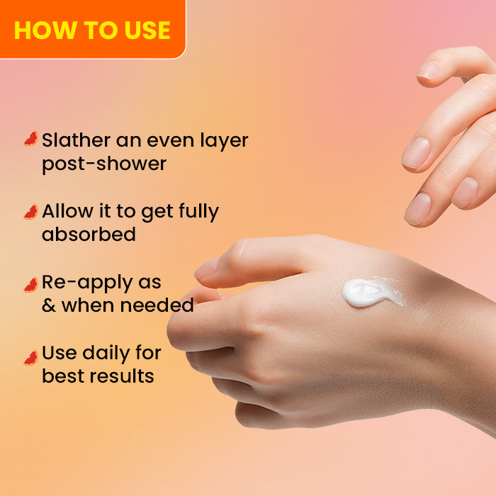Vitamin C + E Body Lotion for Glowing Skin