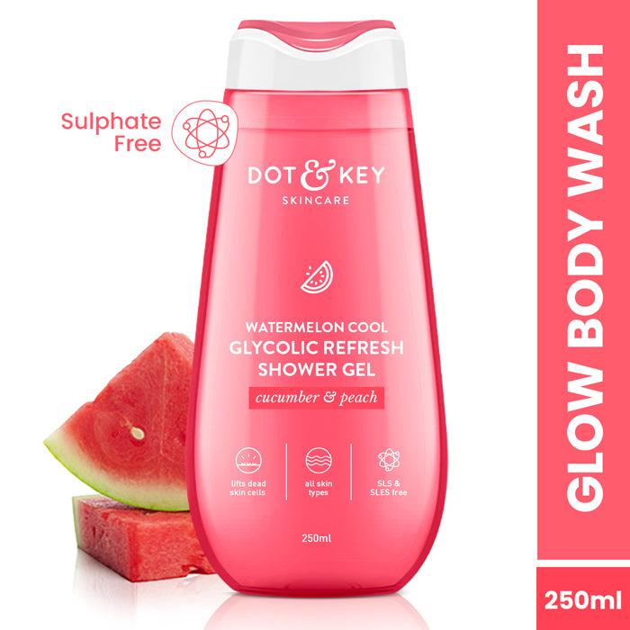 Watermelon Cooling Glycolic Acid Shower Gel