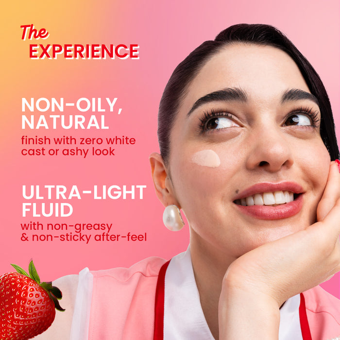 Strawberry Dew Tinted Sunscreen SPF 50+ PA++++ With New-Age UV Filters
