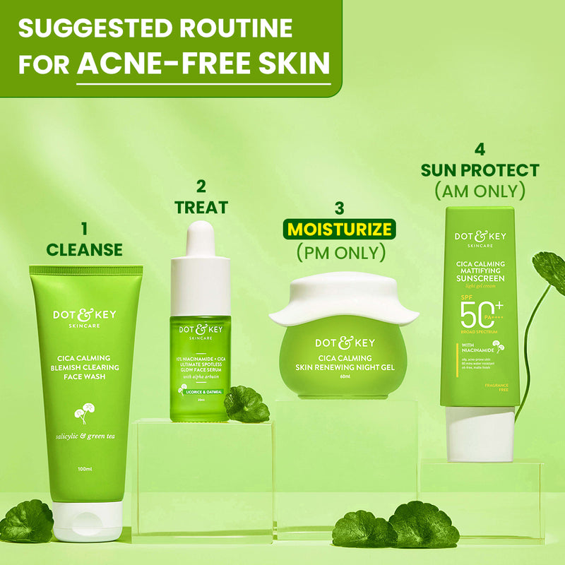 Cica Calming Night Gel (Niacinamide + Green Tea)