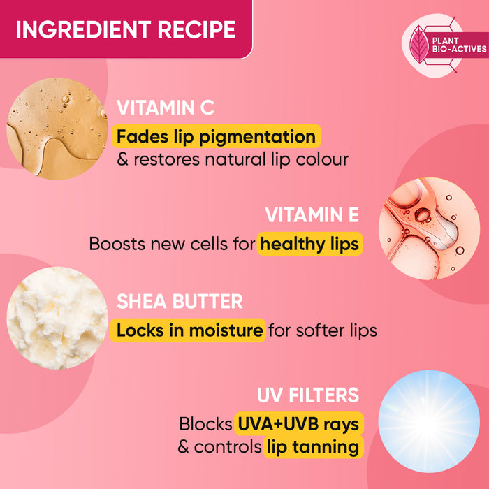 Vitamin C + E Brightening Lip Balm with SPF 50+