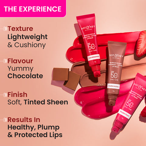 Ceramide + Peptide Lip Balm In-Vivo Tested SPF 50+ PA+++
