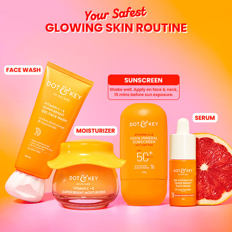 Vitamin C + E 100% Mineral Sunscreen IN-VIVO tested SPF 50+, PA++++
