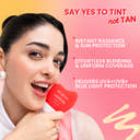 Strawberry Dew Tinted Sunscreen SPF 50+ PA++++ With New-Age UV Filters