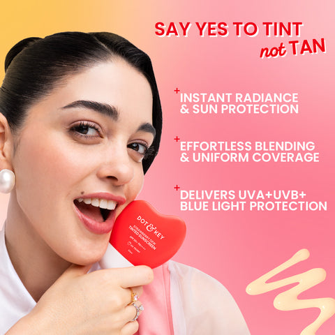 Strawberry Dew Tinted Sunscreen SPF 50+ PA++++ With New-Age UV Filters