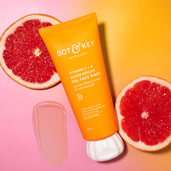 Vitamin C + E Gel Face Wash for Glowing Skin