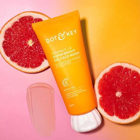 Vitamin C + E Gel Face Wash for Glowing Skin