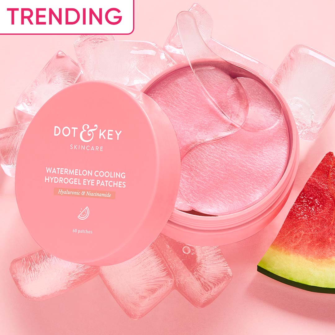 Watermelon Cooling Hydrogel Eye Patches – Dot & Key