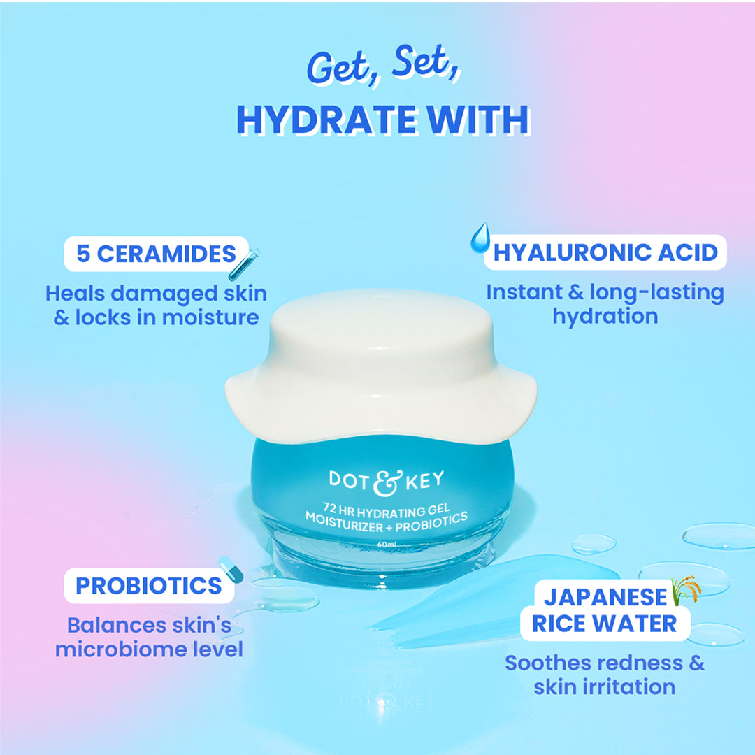 72HR Gel Moisturizer + Probiotics for Face