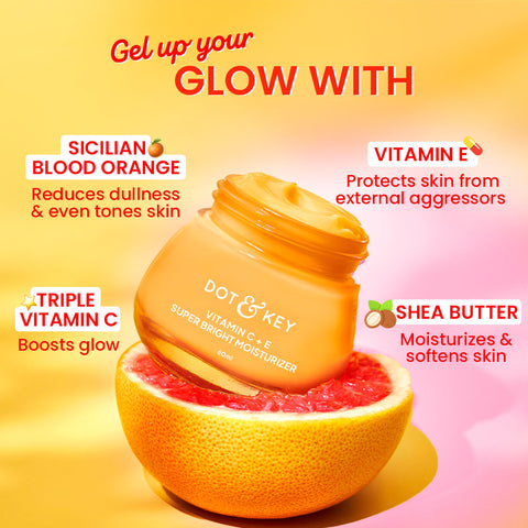 Vitamin C + E Super Bright Gel Moisturizer for Face