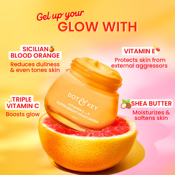 Vitamin C + E Super Bright Gel Moisturizer for Face