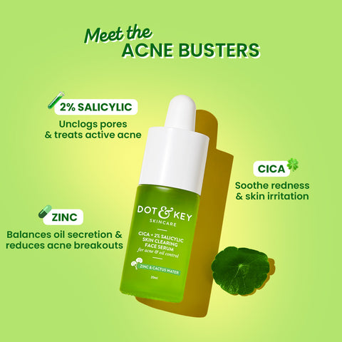 Cica + 2% Salicylic Acid Serum for Acne